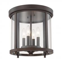 Capital 214141BB - 4 Light Flush Mount