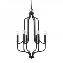 Capital 439261MB - 6 Light Chandelier