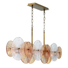 Eurofase 44570-019 - Sue-anne 8 Light Chandelier in Plated Brass