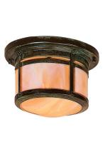 Arroyo Craftsman BCM-8AM-BK - 8" berkeley flush ceiling mount