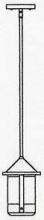 Arroyo Craftsman BSH-6AM-BZ - 6" berkeley stem hung pendant