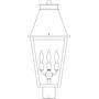 Arroyo Craftsman CRP-10CLR-AC - 10" croydon post mount