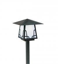 Arroyo Craftsman CSP-8BAM-P - 8" carmel stem mount with bungalow overlay