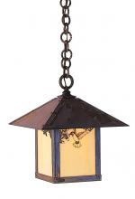 Arroyo Craftsman EH-12AAM-AC - 12" evergreen pendant with classic arch overlay