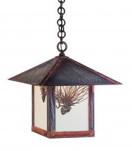 Arroyo Craftsman EH-16AAM-AC - 16" evergreen pendant with classic arch overlay