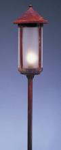 Arroyo Craftsman LV24-B6LAM-MB - low voltage 6" berkeley long body stem mount