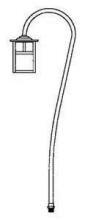 Arroyo Craftsman LV36-M5EAM-MB - low voltage 5" mission fixture without overlay (empty)
