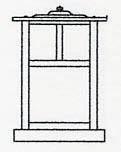 Arroyo Craftsman MC-10ERM-VP - 10" mission column mount without overlay (empty)