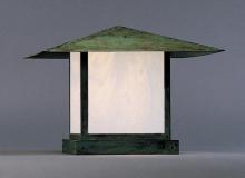 Arroyo Craftsman MC-20CLAM-MB - 20" monterey column mount with cloud lift overlay