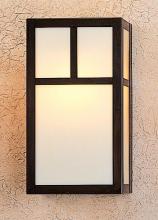 Arroyo Craftsman MS-12AAM-AB - 12" Mission Sconce With Classic Arch Overlay
