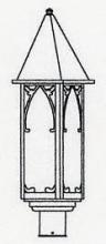 Arroyo Craftsman SGP-10AM-AB - 10" saint george post mount