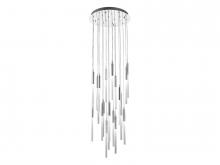 Avenue Lighting HF2021-FR-PN - Main Street Collection 21 Light Frosted Glass Multi Port Pendants