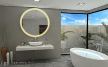 Paris Mirrors ROUN48483000D - Dimmable Round Backlit Mirror