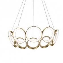 Kuzco Lighting Inc CH94829-AN - Oros 29-in Antique Brass LED Chandeliers