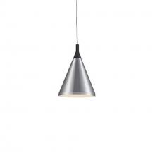 Kuzco Lighting Inc 492710-BN/BK - Dorothy 10-in Brushed Nickel With Black Detail 1 Light Pendant
