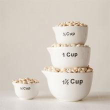 Creative Co-op DA7240 - Cup Stoneware Measuring Cups