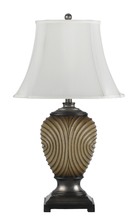 CAL Lighting BO-2269TB - 150W 3 way Weston resin table lamp