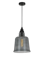 CAL Lighting FX-3672-1 - 60W Scafati RippLED Glass Pendant (Edison Bulb Not included)