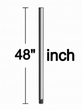 Oxygen 3-6-4815 - FAN 48" DOWNROD - BK