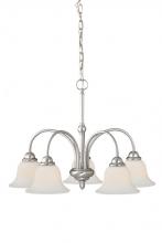 Vaxcel International PS-CHB005BN - Nickel Down Chandelier