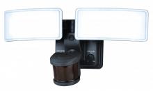 Vaxcel International T0275 - Gamma 2L LED Motion Sensor Dusk to Dawn Outdoor Security Flood Light Bronze