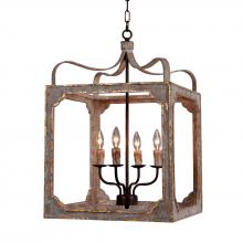 Terracotta Lighting H7204-4 - Nadia Large Chandelier w/o glass