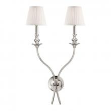 Hudson Valley 322-PN - 2 LIGHT WALL SCONCE