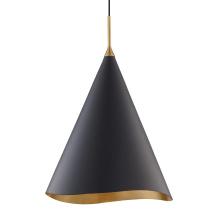 Hudson Valley 9618-GL/BLK - 1 LIGHT LARGE PENDANT