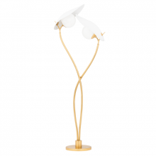 Hudson Valley KBS1749401-GL/TWH - 2 LIGHT FLOOR LAMP