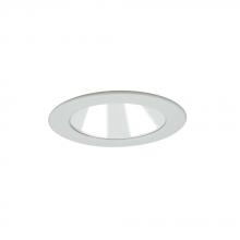 Jesco TM402PBWH - 4-inch aperture Low Voltage Trim with adjustable Open Reflector.