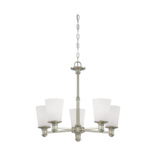 Millennium 2155-SN - Cimmaron 5-Light Chandelier Ceiling Light Satin Nickel
