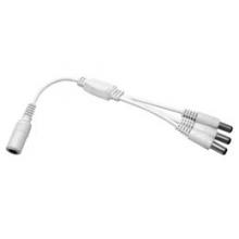 Alloy LED AL-97-99-9931-WH - 3 Way DC Plug Splitter - White