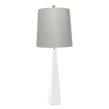 Lucas McKearn EL/ASCENTTLWHT - Ascent White Modern Buffet Table Lamp