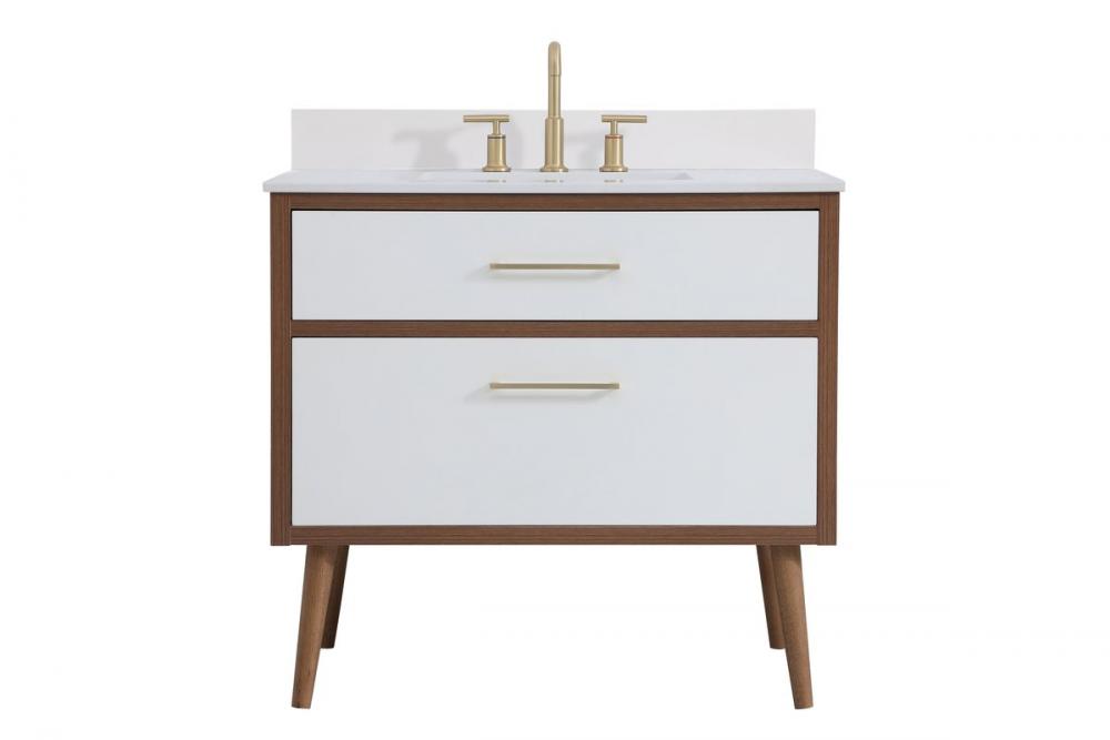 Madison 36-Inch Bathroom Vanity Chocolate