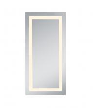 Elegant MRE-6012 - LED Hardwired Mirror Rectangle W20h40 Dimmable 3000k