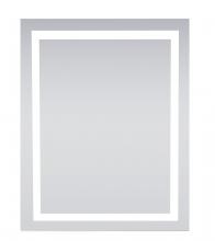 Elegant MRE-6031 - 4 Sides LED Hardwired Mirror Rectangle W32H40 Dimmable 5000K