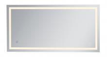 Elegant MRE13672 - Helios 36inx72in Hardwired LED mirror with touch sensor and color changing temperature