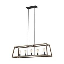 Visual Comfort & Co. Studio Collection F3193/5WOW/AF - Linear Chandelier