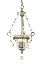 Framburg 2915 BN - 3-Light Brushed Nickel Carcassonne Pendant