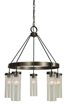 Framburg 4755 PN - 5-Light Polished Nickel Hammersmith Chandelier