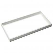 Nuvo 65/597R1 - 2X4 Backlit Panel Frame Kit; White Finish; For use with EM versions