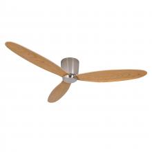 Beacon Lighting America 21051901 - Lucci Air Radar 52-inch DC Ceiling Fan in Brushed Chrome with Teak Blades