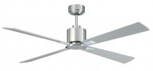 Beacon Lighting America 210520010 - Lucci Air Climate Brushed Chrome and Silver 52-inch DC Ceiling Fan