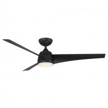 WAC Smart Fan Collection F-070L-MB - Sonoma Matte Black WITH LUMINAIRE