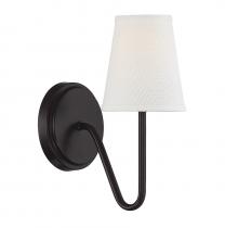 Savoy House Meridian M90054ORB - 1-Light Wall Sconce in Oil Rubbed Bronze
