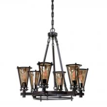 Uttermost 21263 - Uttermost Frisco 6 Light Metal Chandelier