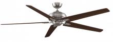 Fanimation FPD8089PW-NL - Keistone 72" Dc Fan: Pewter, No Light