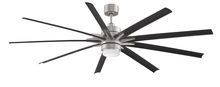 Fanimation FPD8149BNWBL - Odyn - 84 inch - BNW with BL Blades and LED