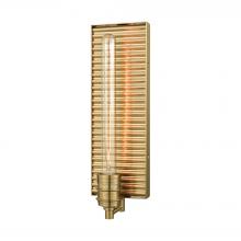 ELK Home 15940/1 - Corrugated Steel 1-Light Sconce in Satin Brass