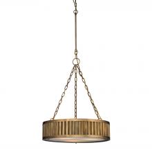 ELK Home 46124/3 - Linden Manor 3 Light Pendant In Aged Brass